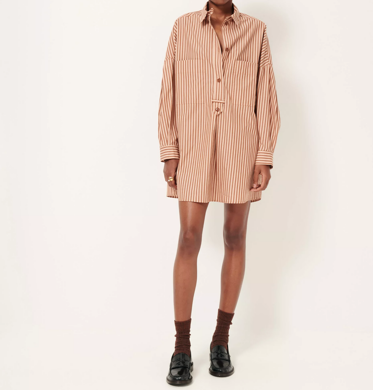 
                  
                    FONTELLA Toffee Blush Shirt Dress
                  
                