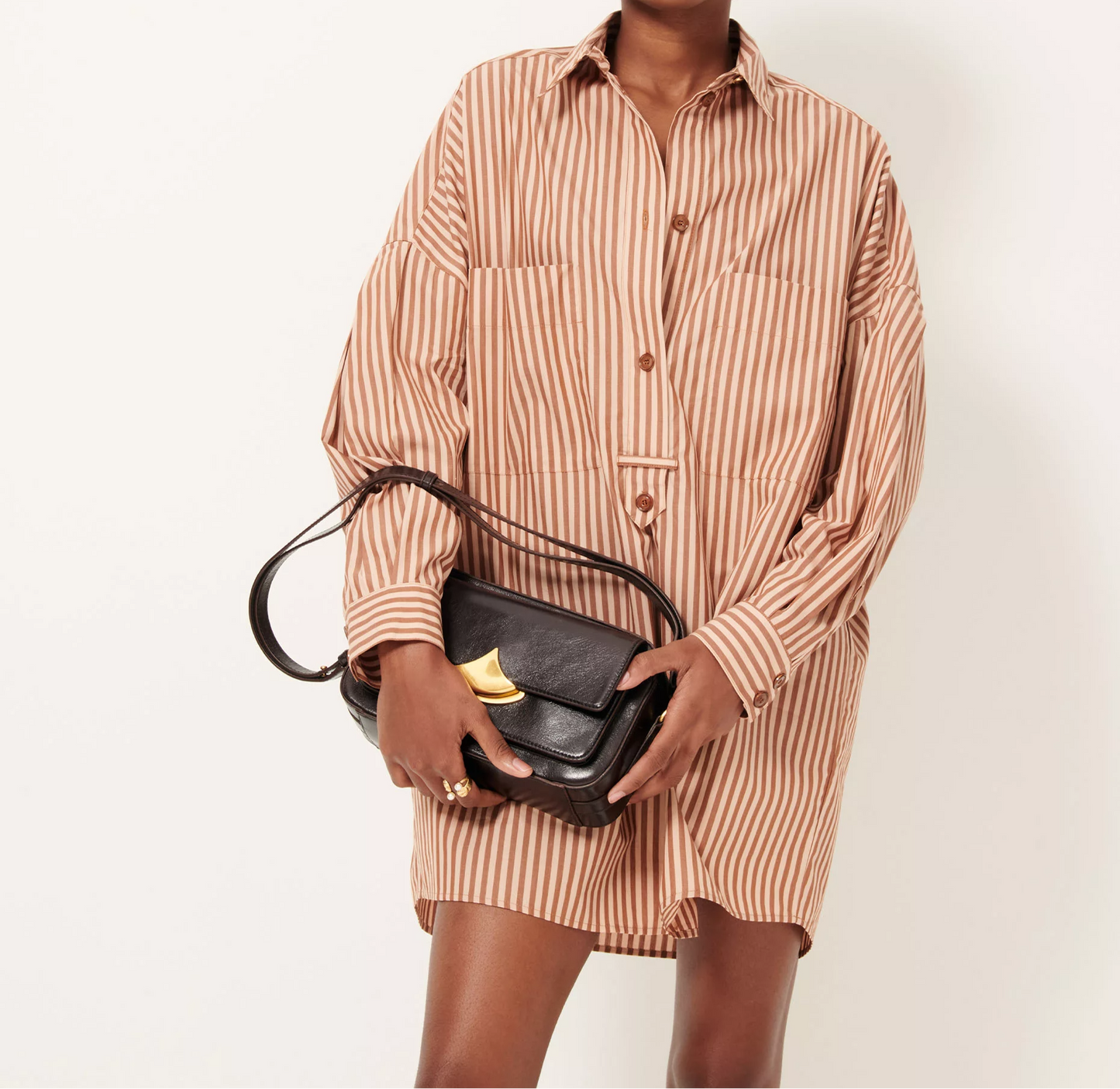 
                  
                    FONTELLA Toffee Blush Shirt Dress
                  
                