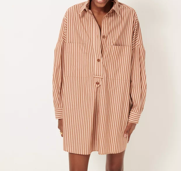
                  
                    FONTELLA Toffee Blush Shirt Dress
                  
                