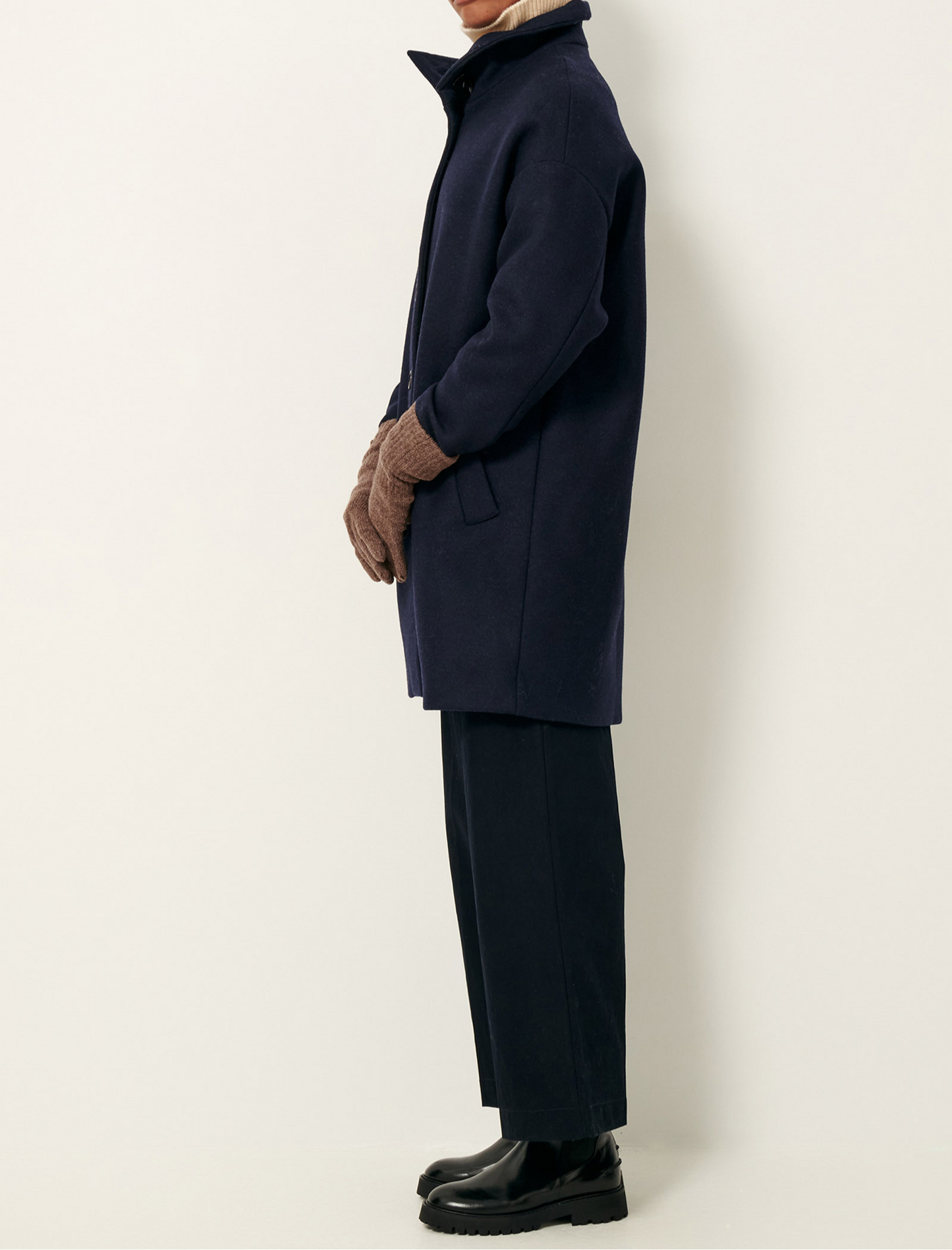 
                  
                    PARADISE Navy Straight Coat
                  
                