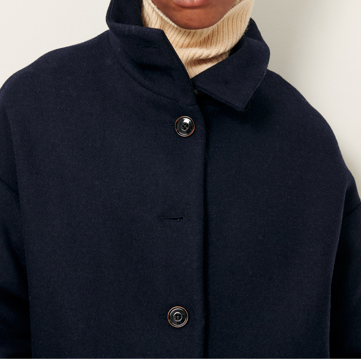 
                  
                    PARADISE Navy Straight Coat
                  
                
