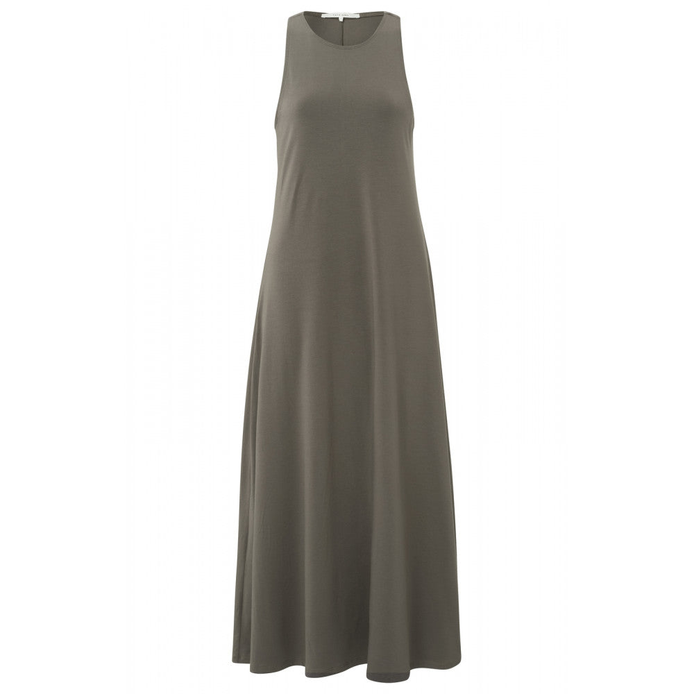 Falcon Brown Loose Jersey Dress