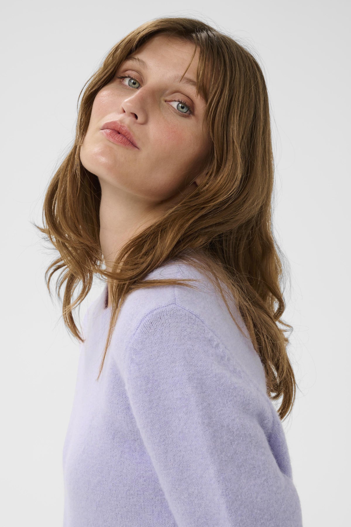 
                  
                    SLANINA Purple Heather Jumper
                  
                