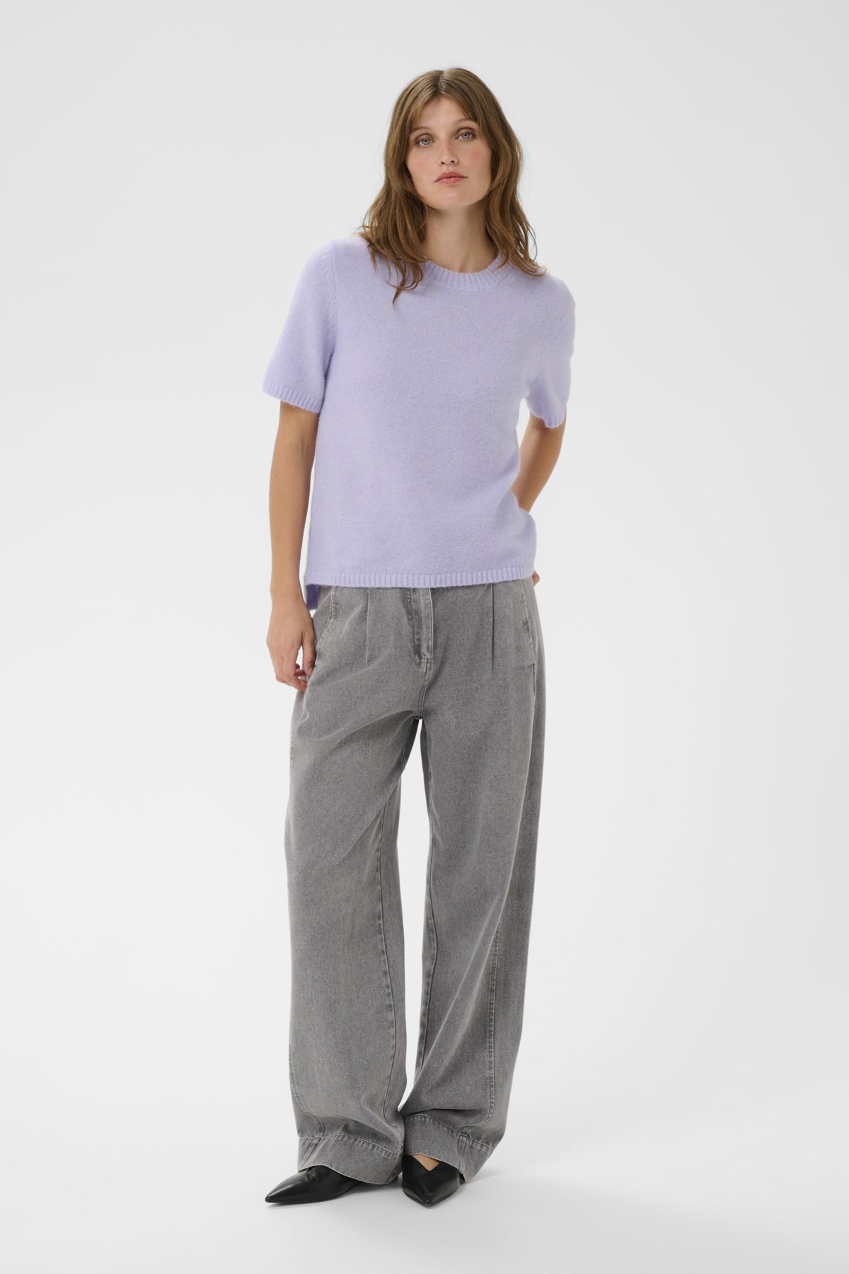 
                  
                    SLANINA Purple Heather Jumper
                  
                