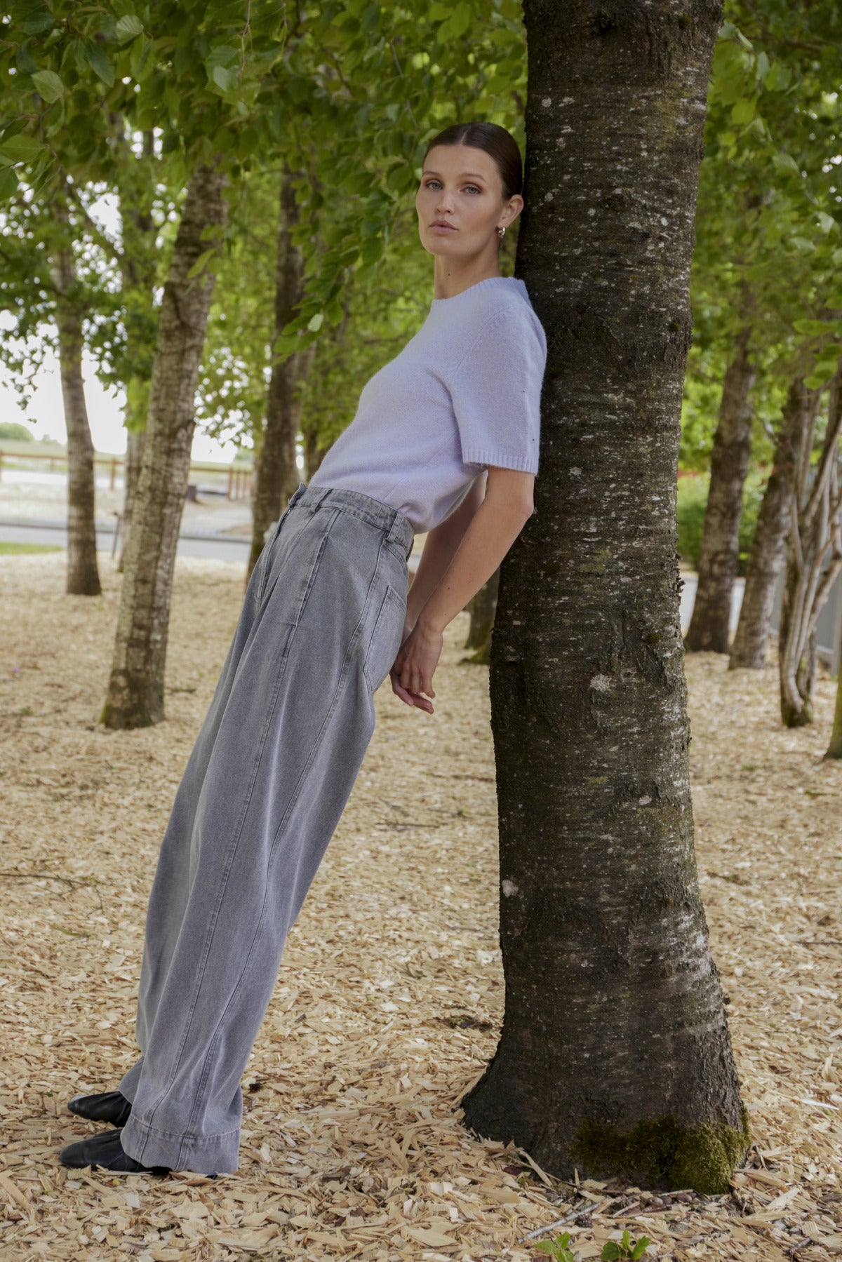 
                  
                    SLANINA Purple Heather Jumper
                  
                