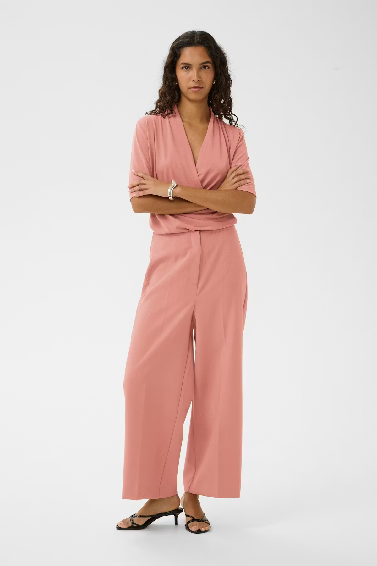 
                  
                    SLCORINNE Ash Rose Wide Cropped Trousers
                  
                