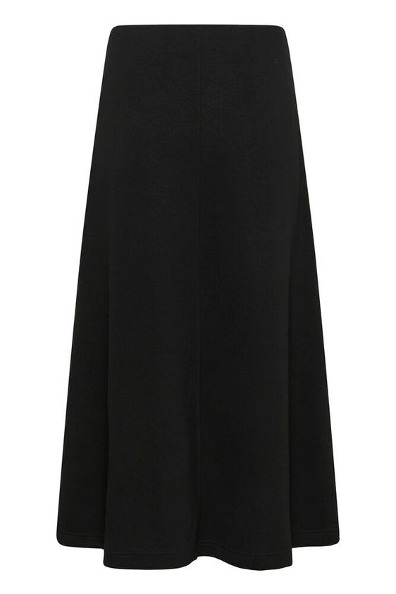 
                  
                    SLMARIGOLD Black Jersey Skirt
                  
                