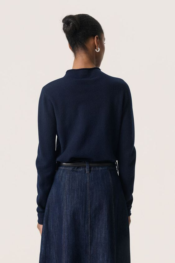 
                  
                    SLMOLINA Night Sky Mockneck Jumper
                  
                