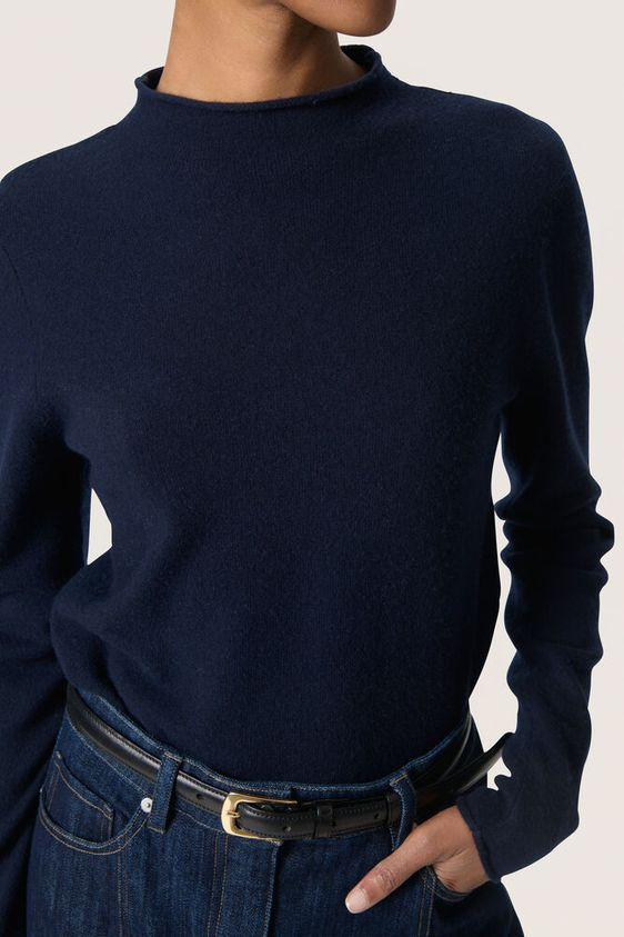 
                  
                    SLMOLINA Night Sky Mockneck Jumper
                  
                