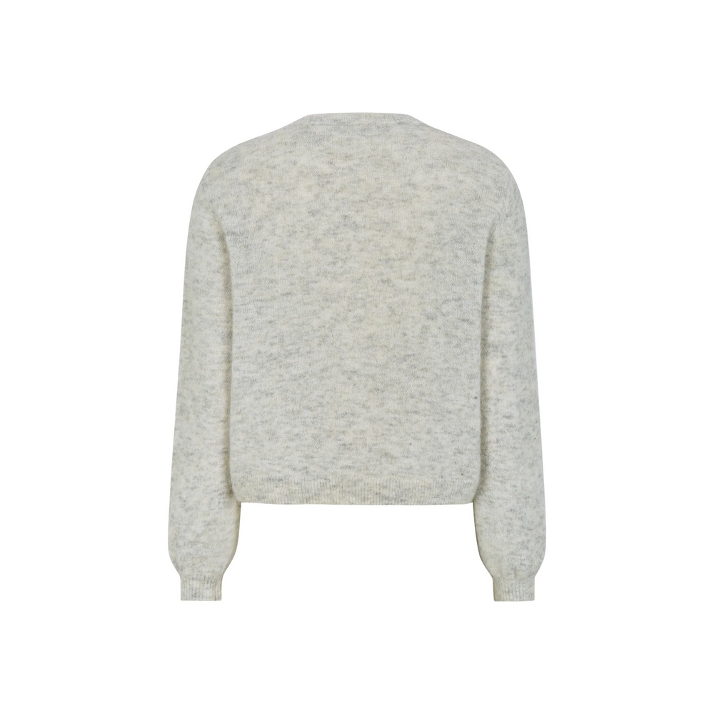 
                  
                    SRALLISON Pumice Stone Melange O-Neck Knit Cardigan
                  
                