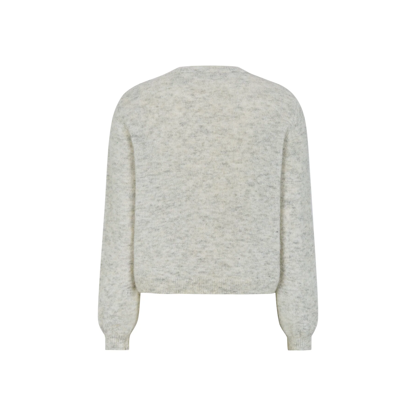 
                  
                    SRALLISON Pumice Stone Melange O-Neck Knit Cardigan
                  
                
