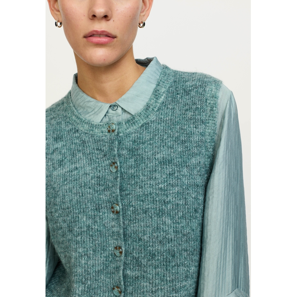 
                  
                    SRALLIY ABYSS MELANGE STRICKWESTE JUMPER
                  
                