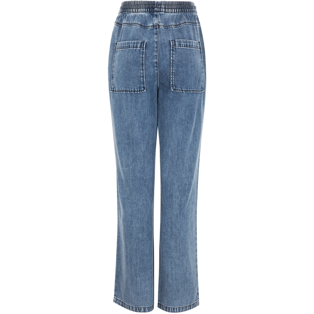 
                  
                    SRKEIRA Dark Blue Denim Trousers
                  
                