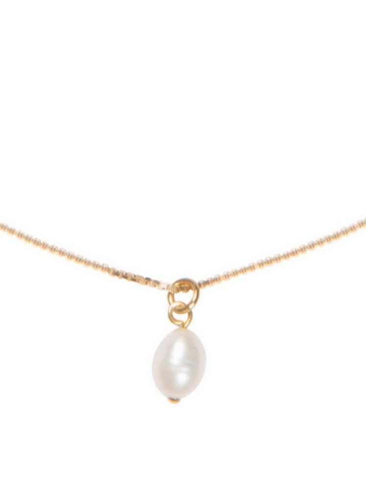 
                  
                    Gold Pearl Pendant Necklace
                  
                