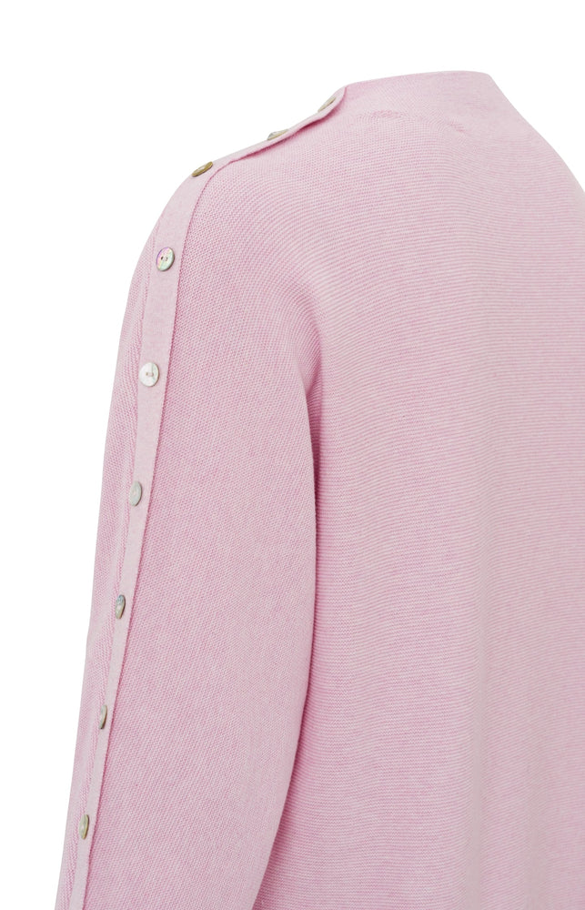 
                  
                    Lady Pink Melange Button Detail Jumper
                  
                