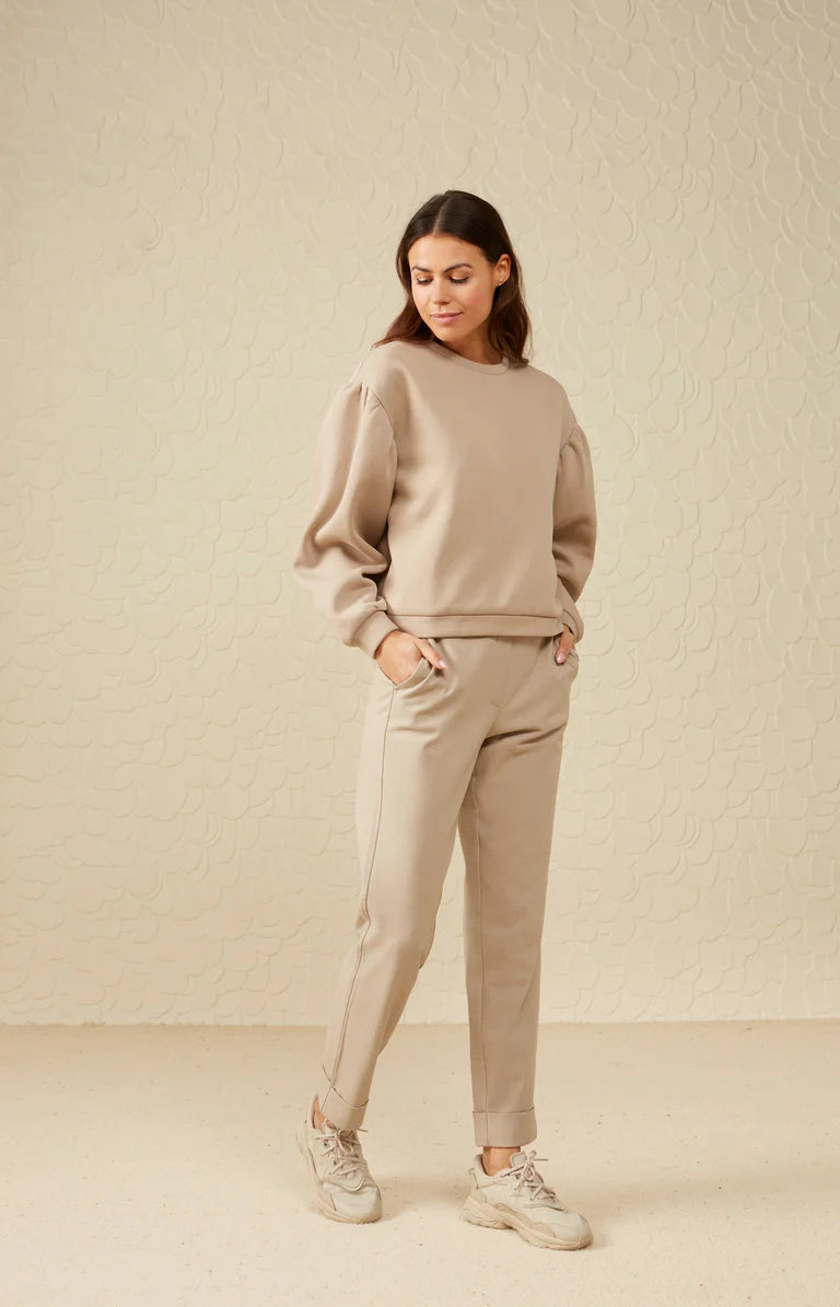 
                  
                    Pure Cashmere Brown Puff Sleeve Jumper
                  
                