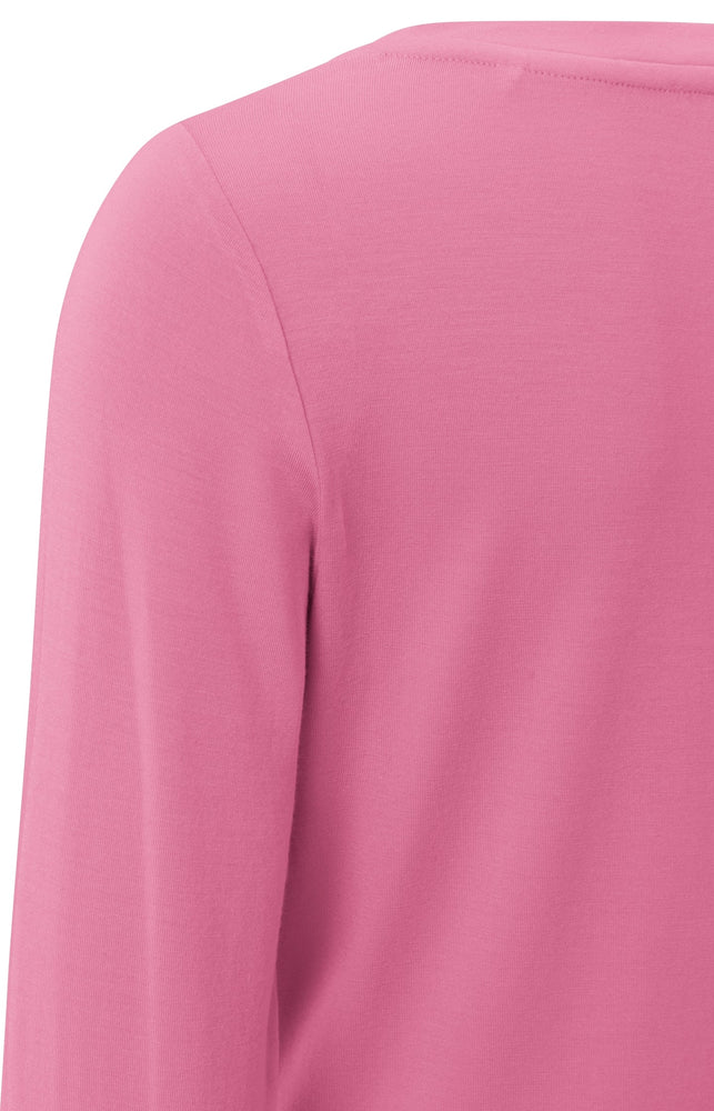 
                  
                    Morning Glory Pink Boatneck T-Shirt
                  
                