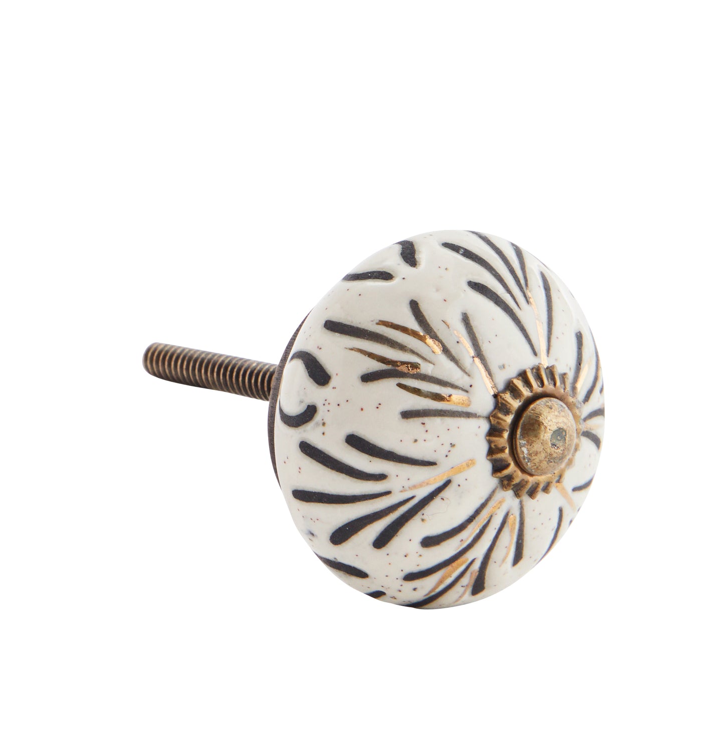 
                  
                    Off White Hand Painted Stoneware Door Knob
                  
                