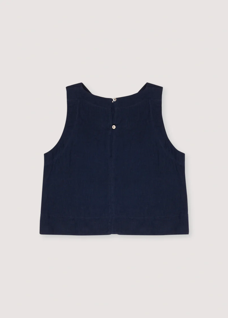 
                  
                    HERA Marineblaue Leinenbluse
                  
                