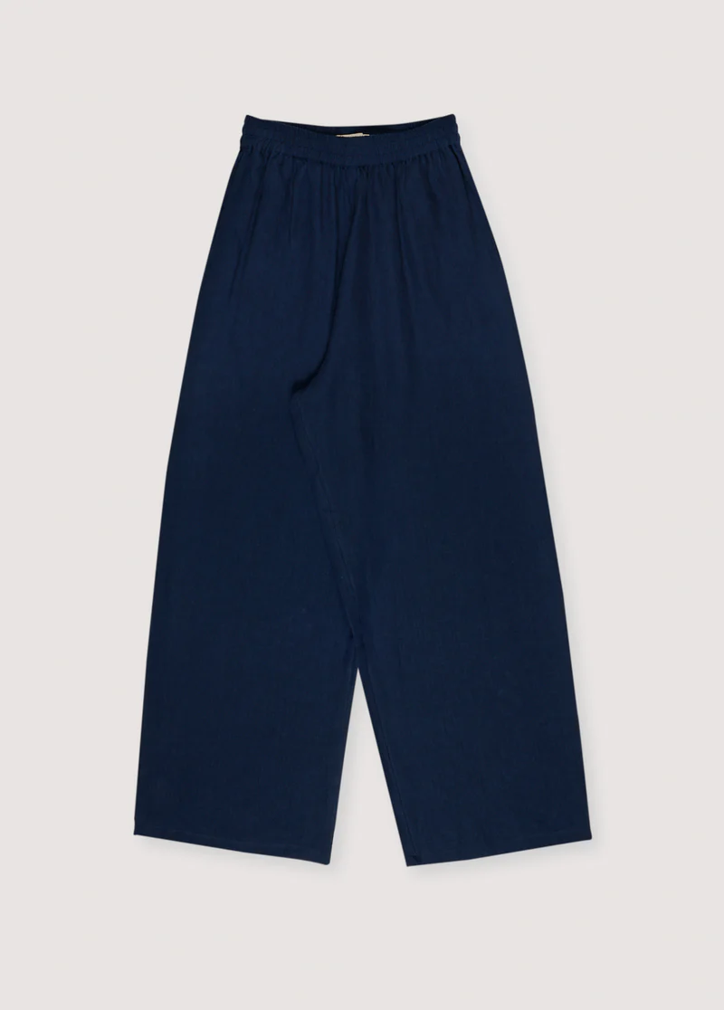 HERA Marineblaue Leinenhose