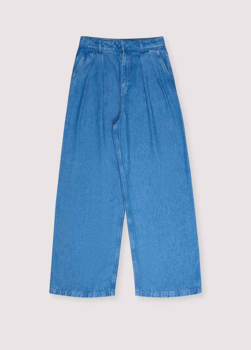 
                  
                    MICENAS Mid Blue Denim Trousers
                  
                
