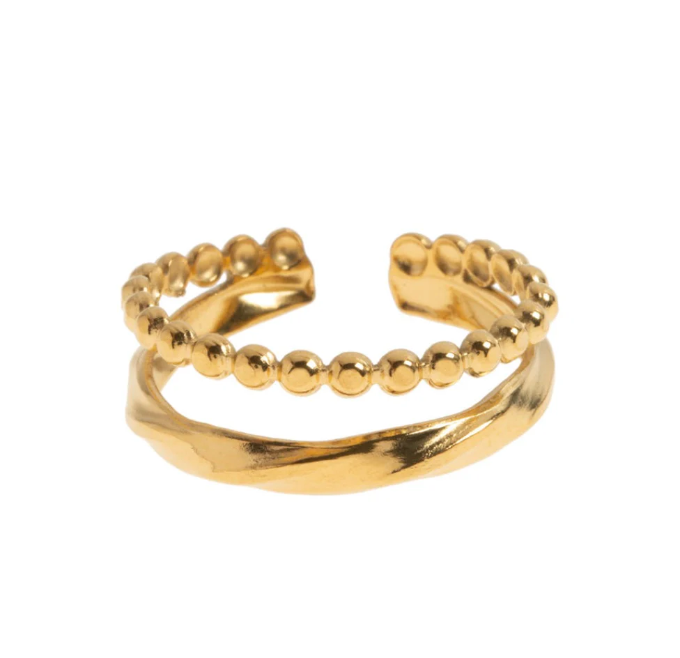 CAROLINE Double Lined Ring