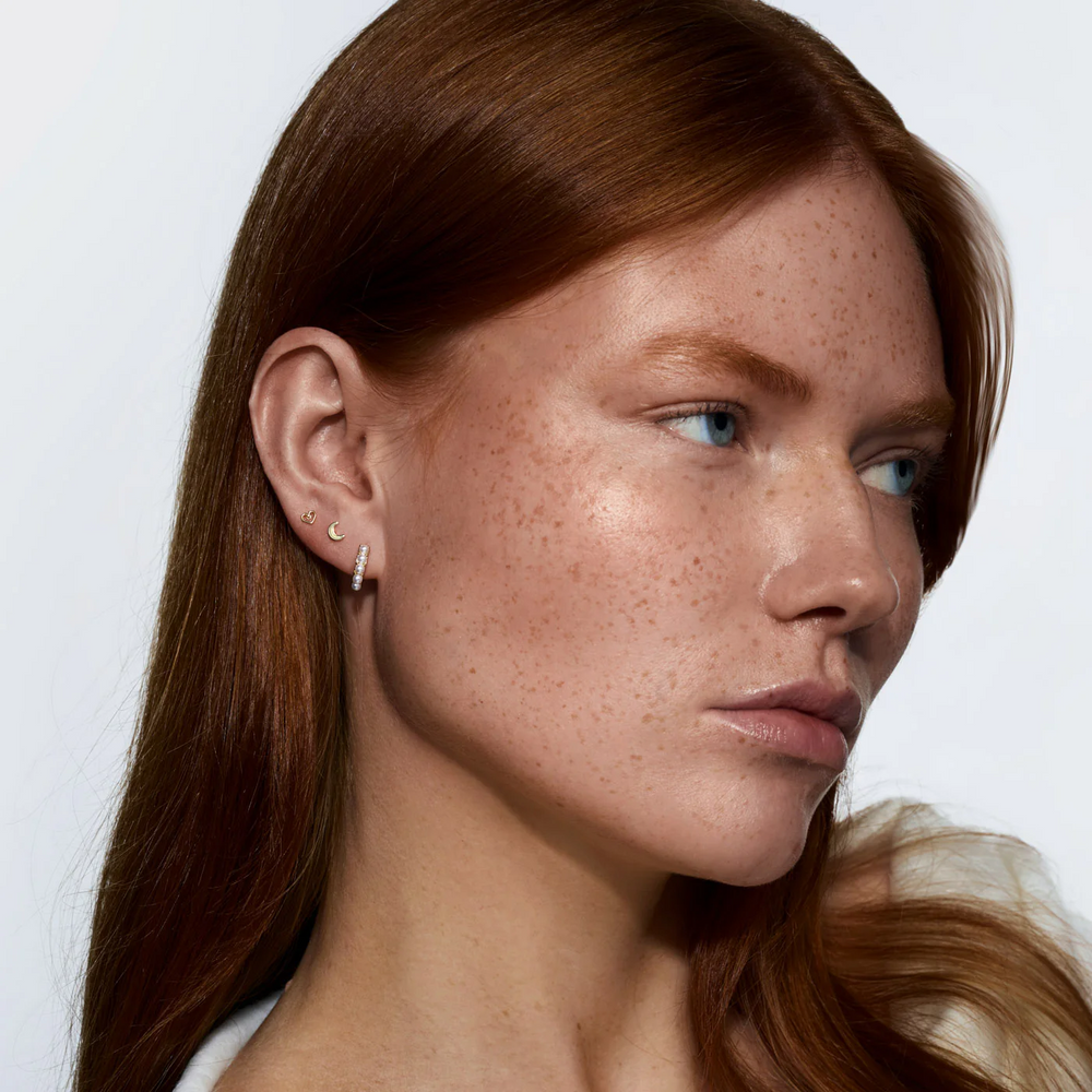 
                  
                    MIKA Gold Small Moon Stud Earring
                  
                