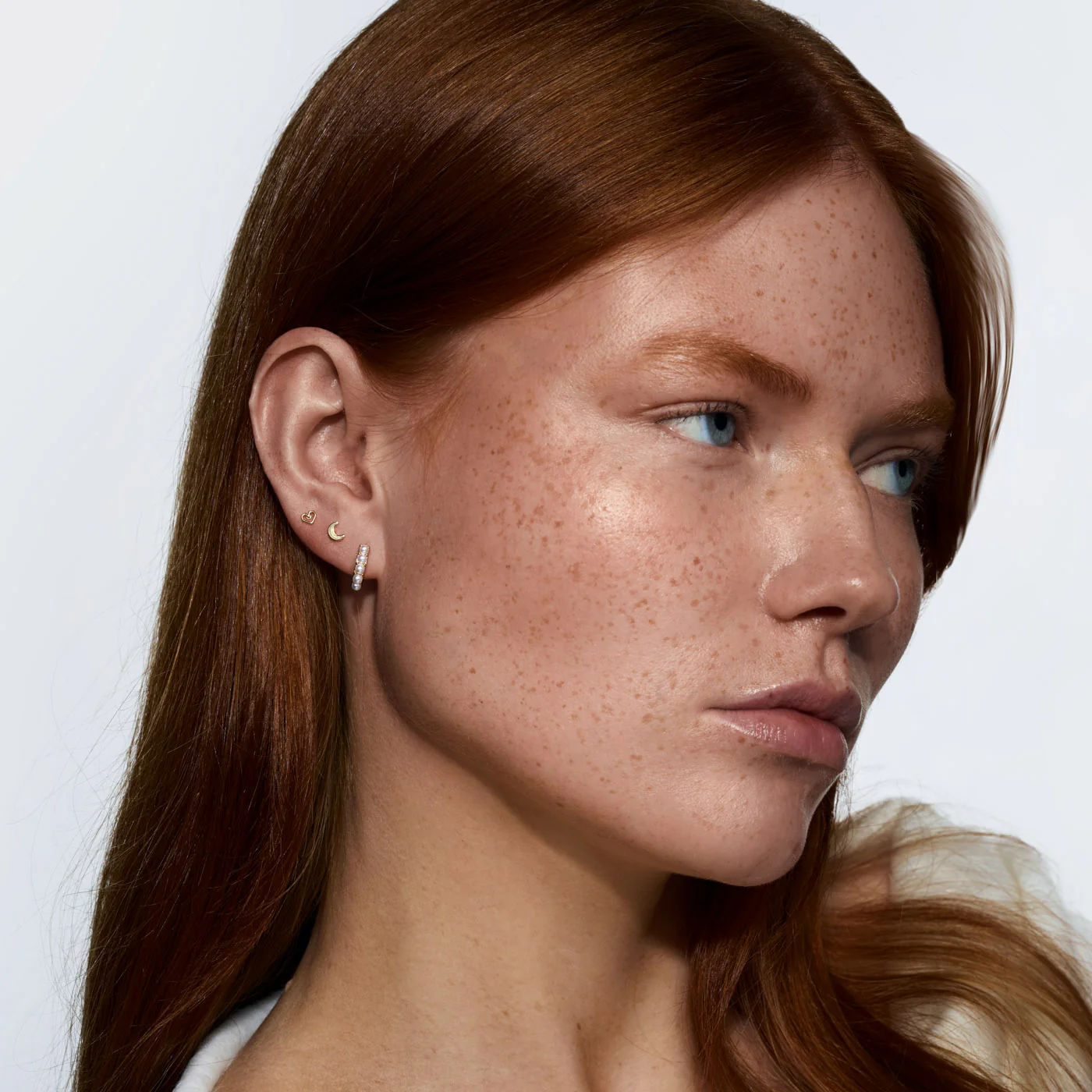 
                  
                    MIKA Gold Small Moon Stud Earring
                  
                