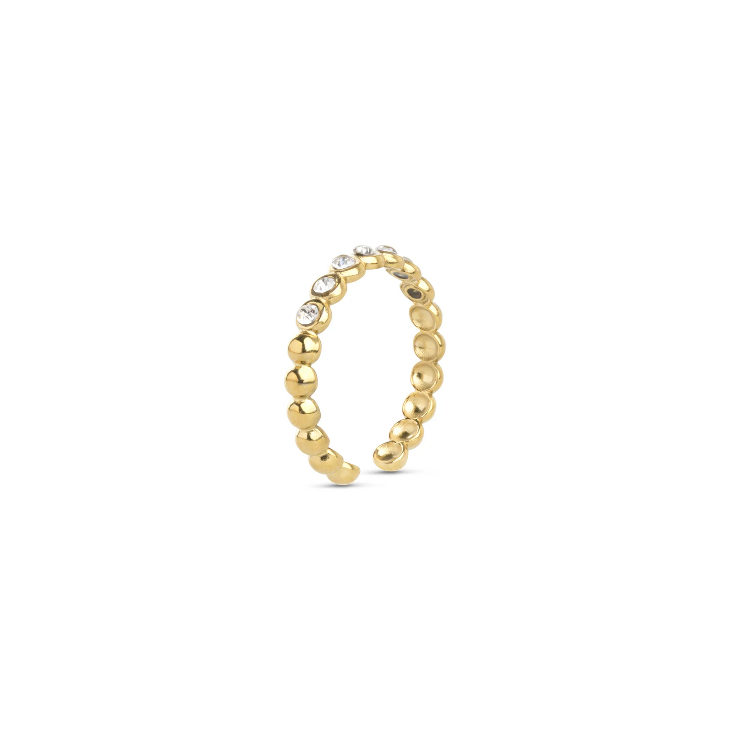 
                  
                    PERNILLA Gold Crystal Ring
                  
                