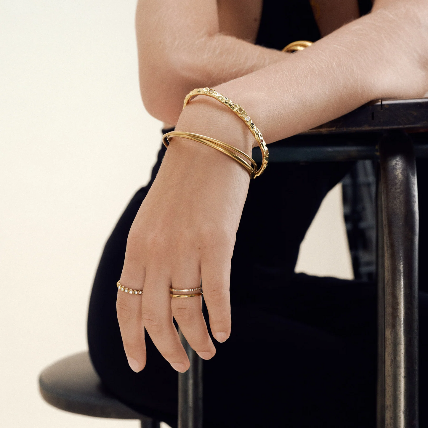
                  
                    PERNILLA Gold Crystal Ring
                  
                