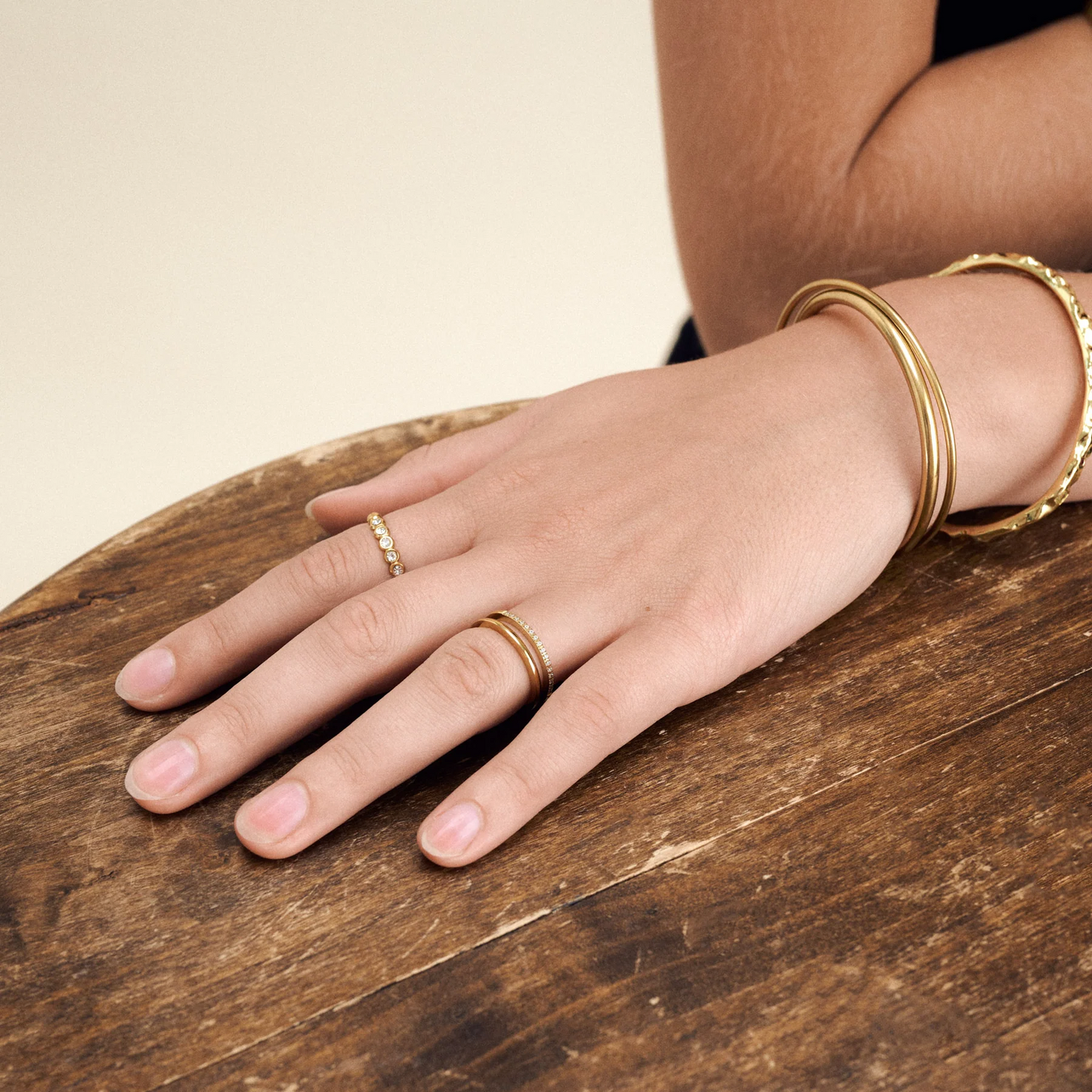 
                  
                    PERNILLA Gold Crystal Ring
                  
                