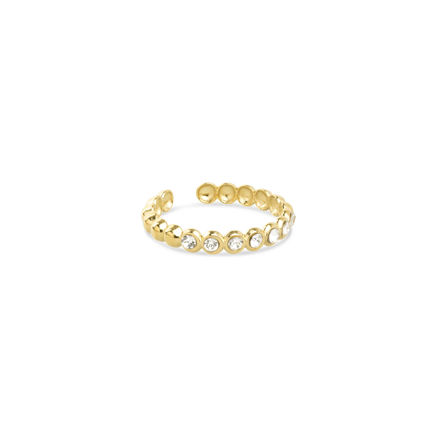 
                  
                    PERNILLA Gold Crystal Ring
                  
                