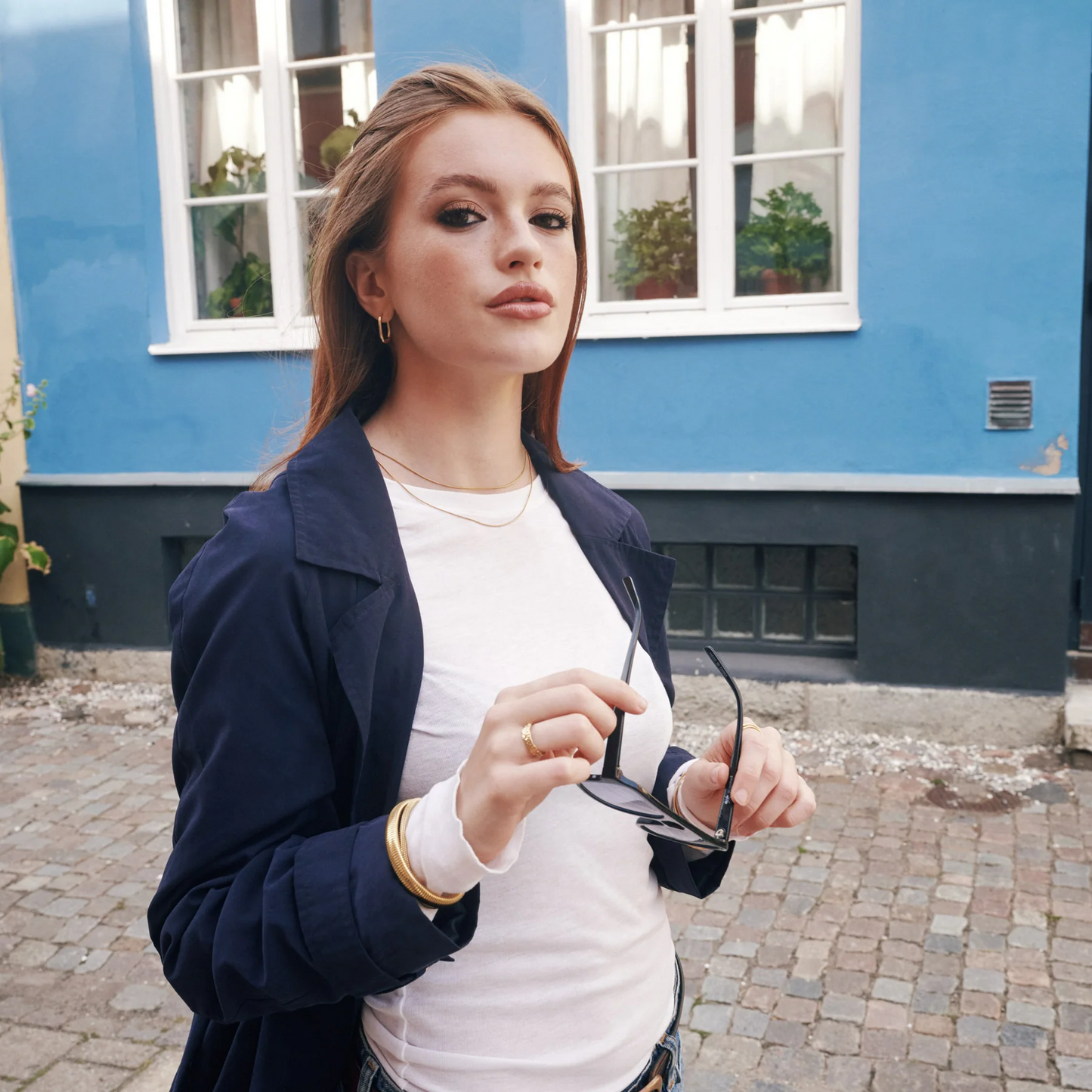 
                  
                    PERNILLE Gold Hoop Earring
                  
                