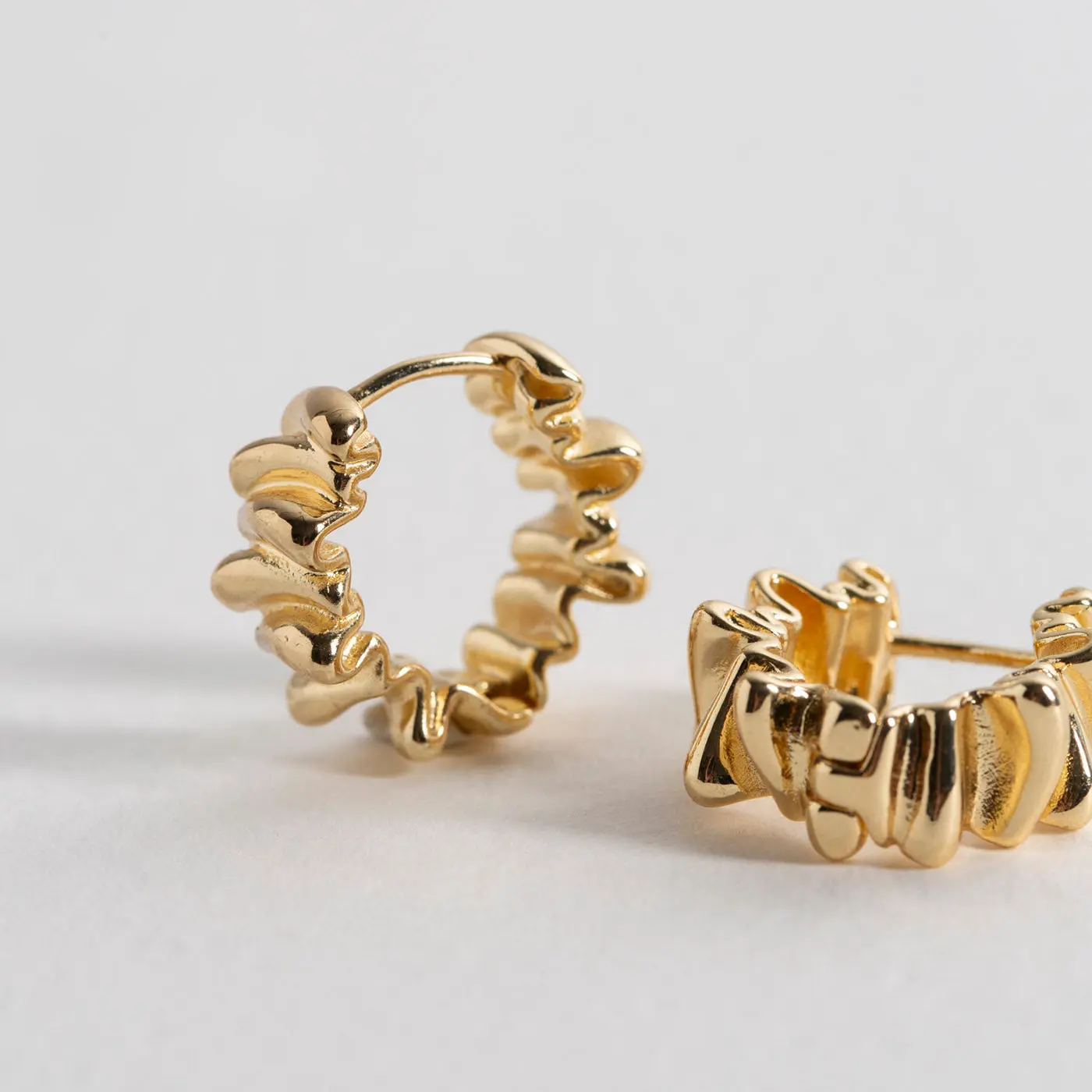 
                  
                    WILD Chunky Texture Hoop Earring
                  
                