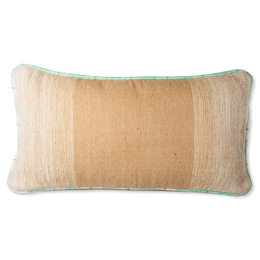 Camel Hand Woven Wool Cushion