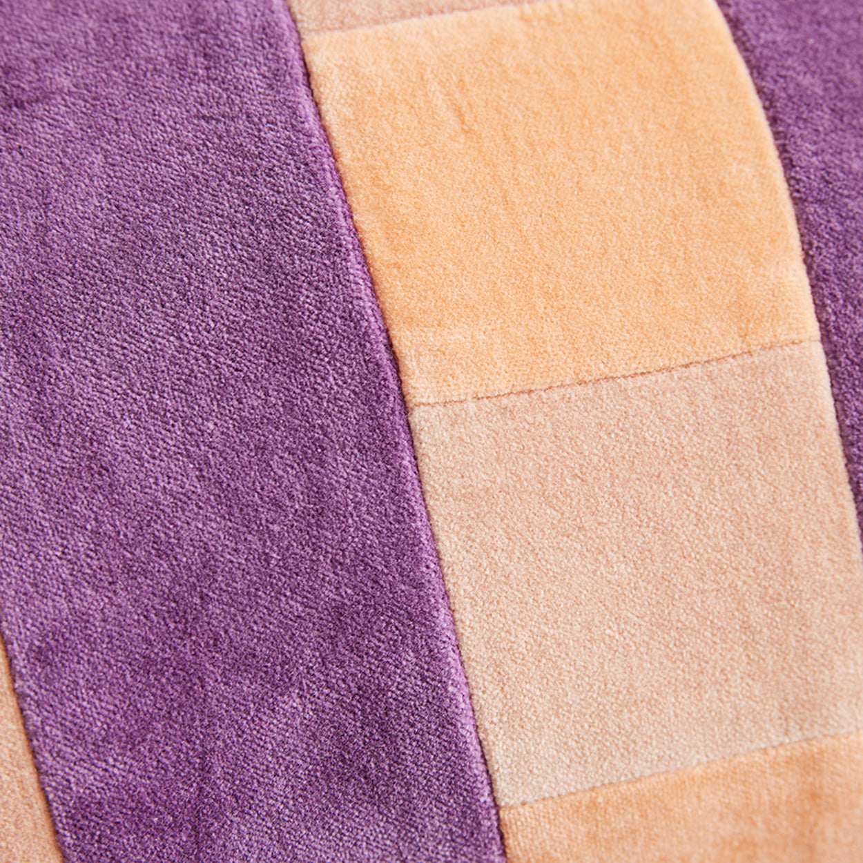 
                  
                    Purple Orange Striped Velvet Midsummer Cushion
                  
                
