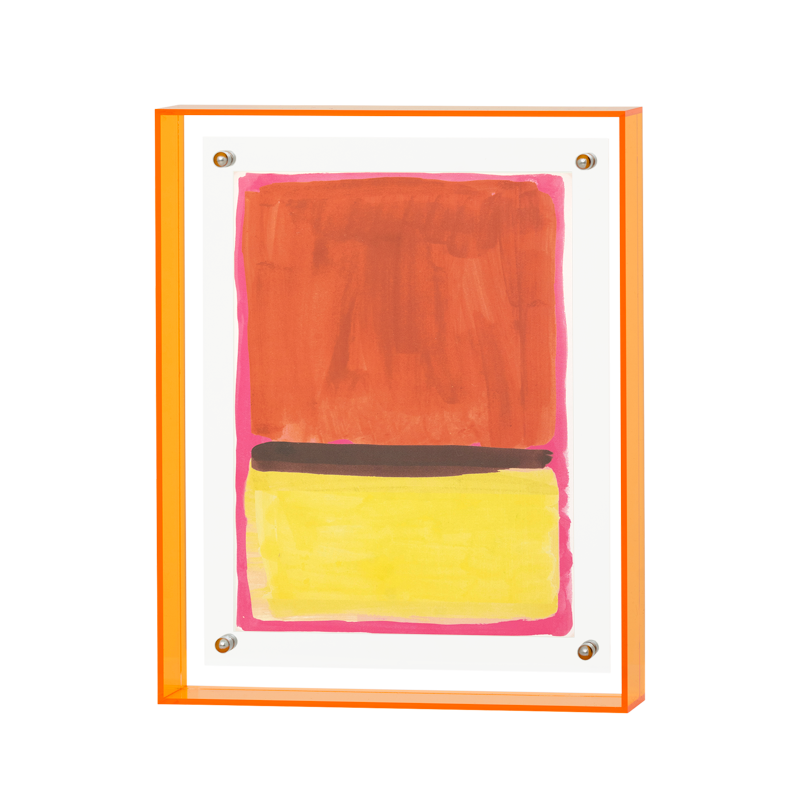 Flammen-Fotorahmen aus Acryl