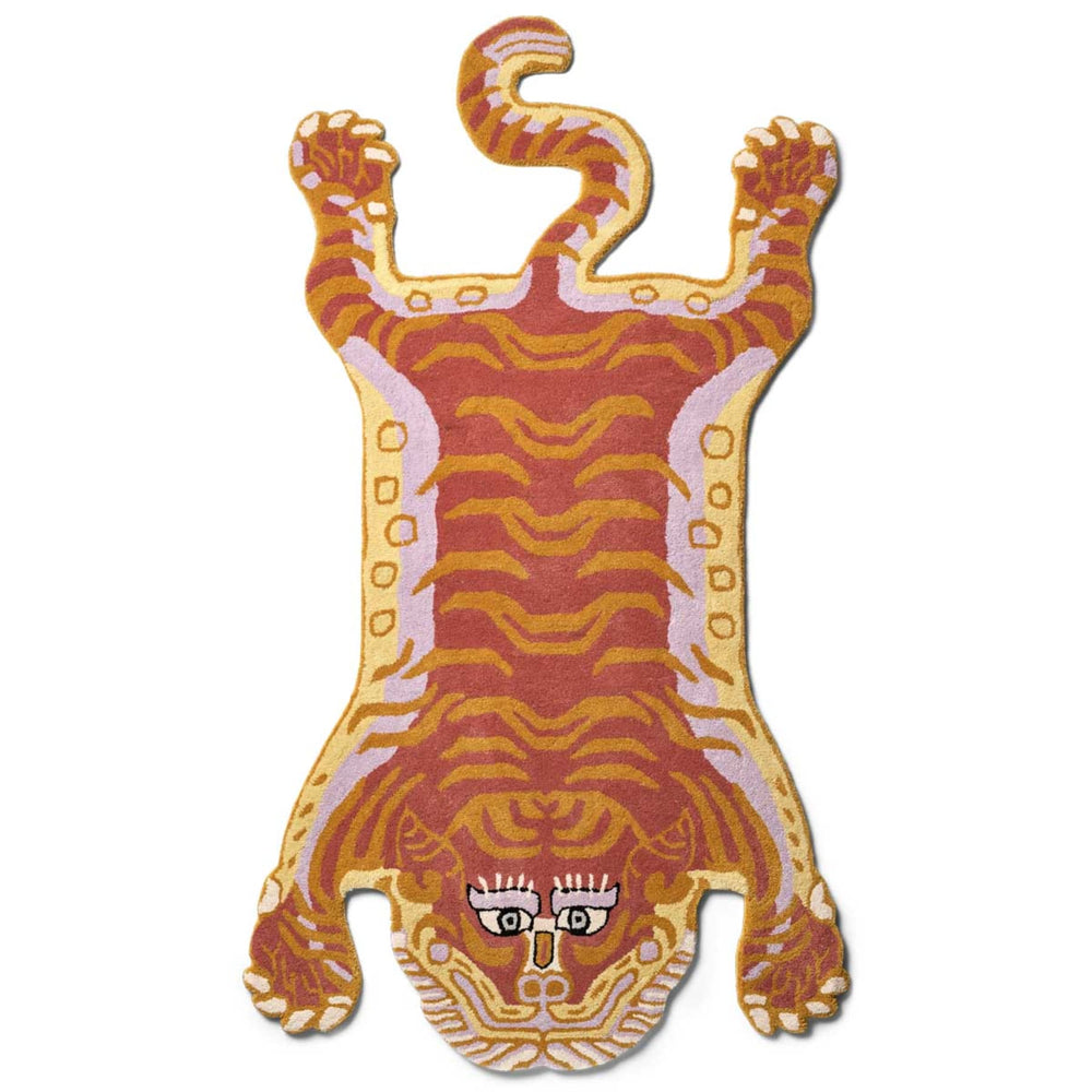 Großer Tigerin-Teppich