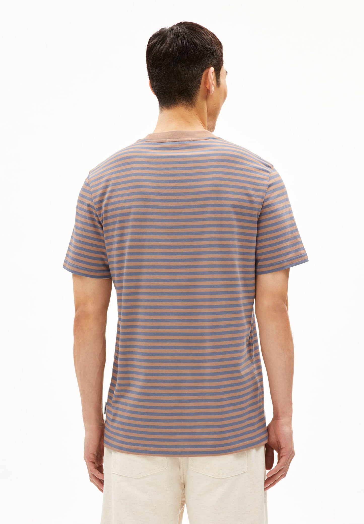 
                  
                    VEGAAS Cinnamon Dust Blue Stone Stripes T-Shirt
                  
                