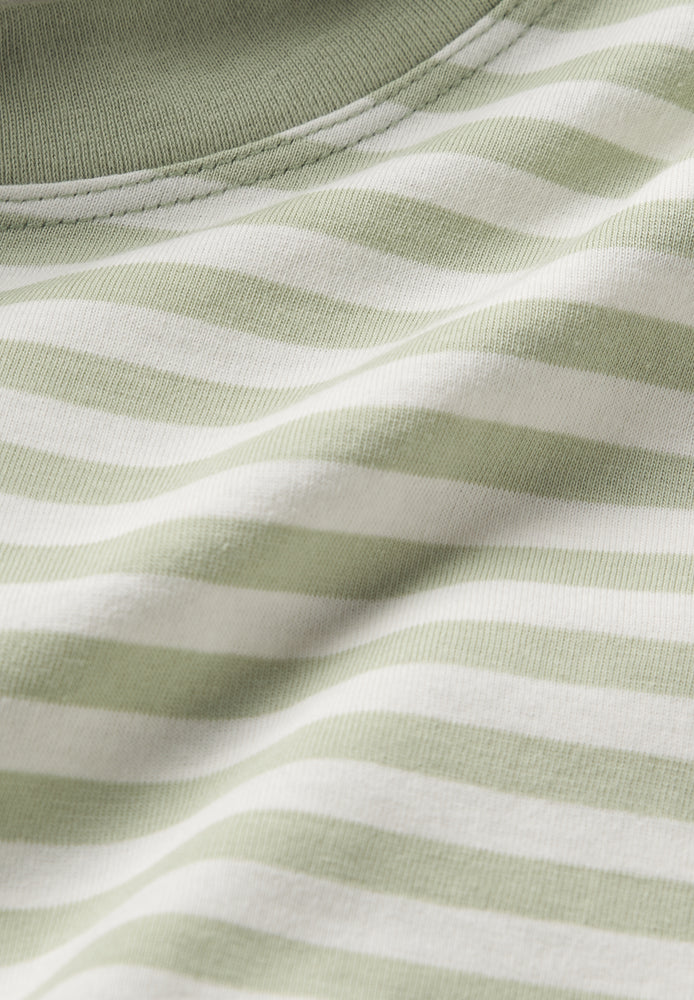 
                  
                    VEGAAS Oatmilk Light Matcha Stripes T-Shirt
                  
                
