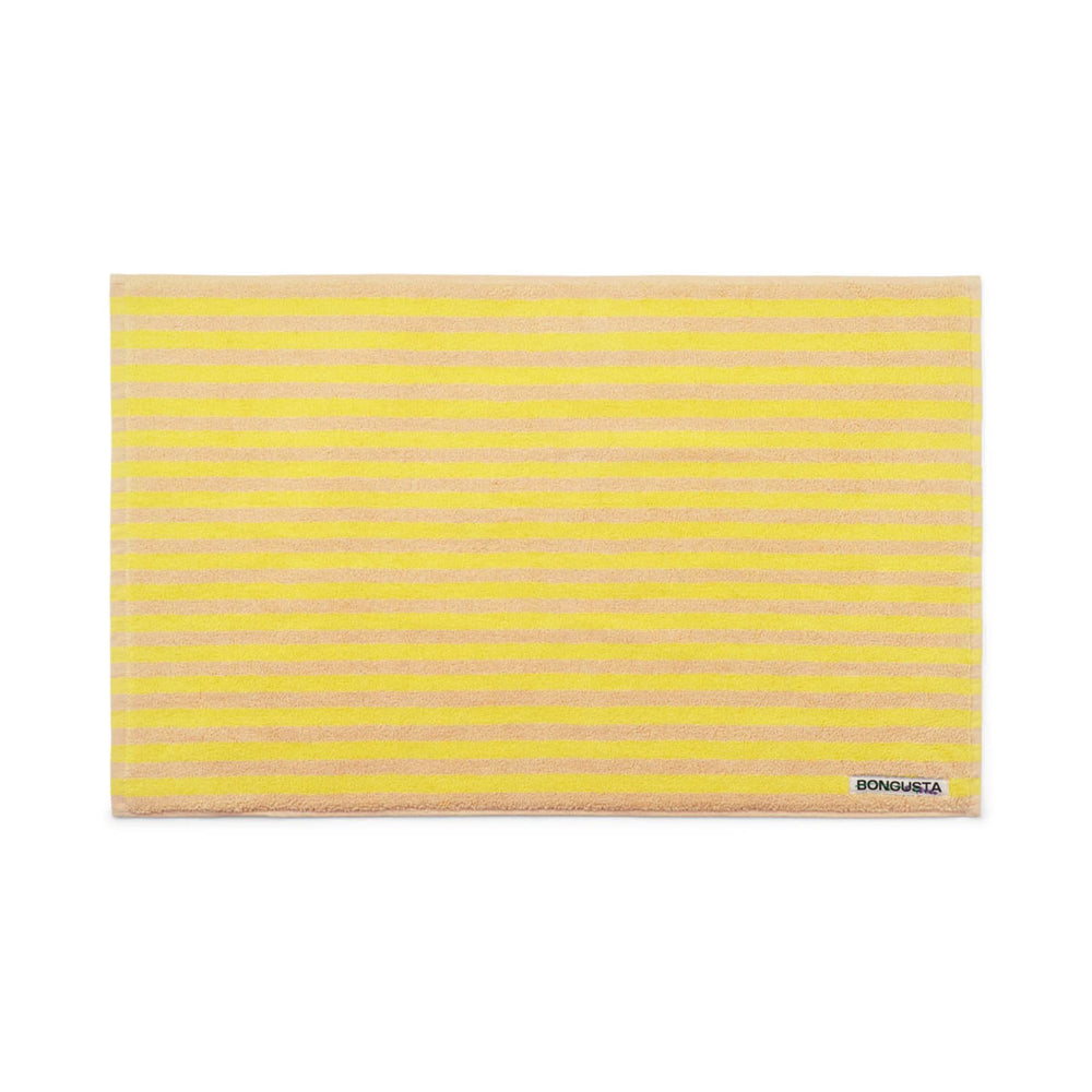 Pristine & Neon Yellow Naram Bath Mat