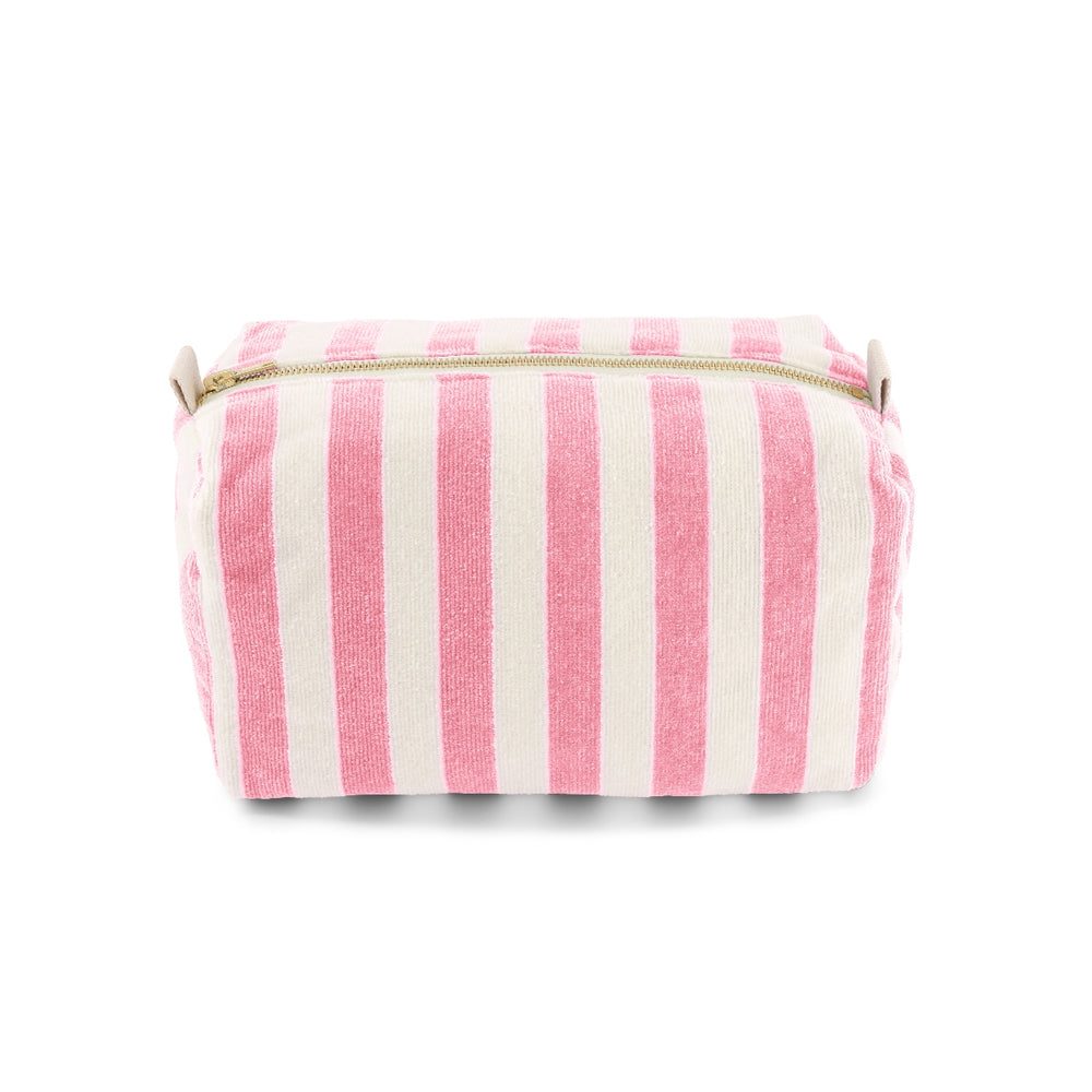 VIC Strawberry Stripe Print Toilet Bag