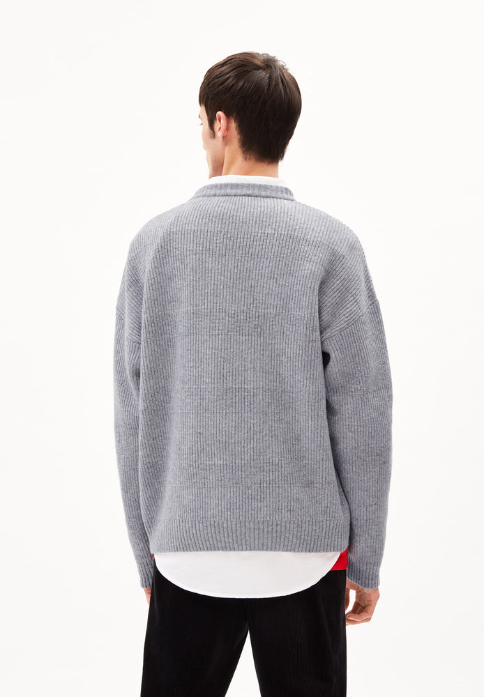 
                  
                    VISKAANO Light Grey Melange Jumper
                  
                
