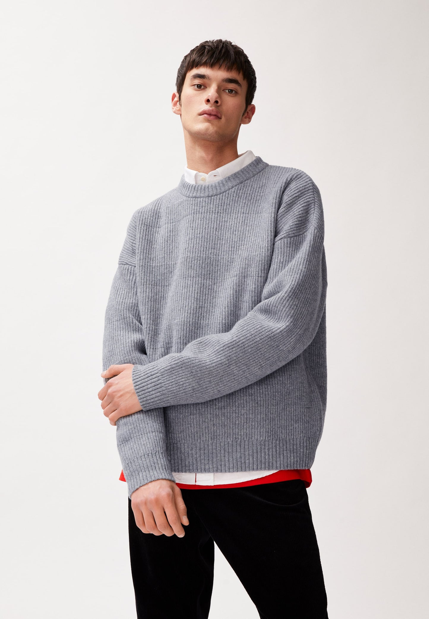
                  
                    VISKAANO Light Grey Melange Jumper
                  
                
