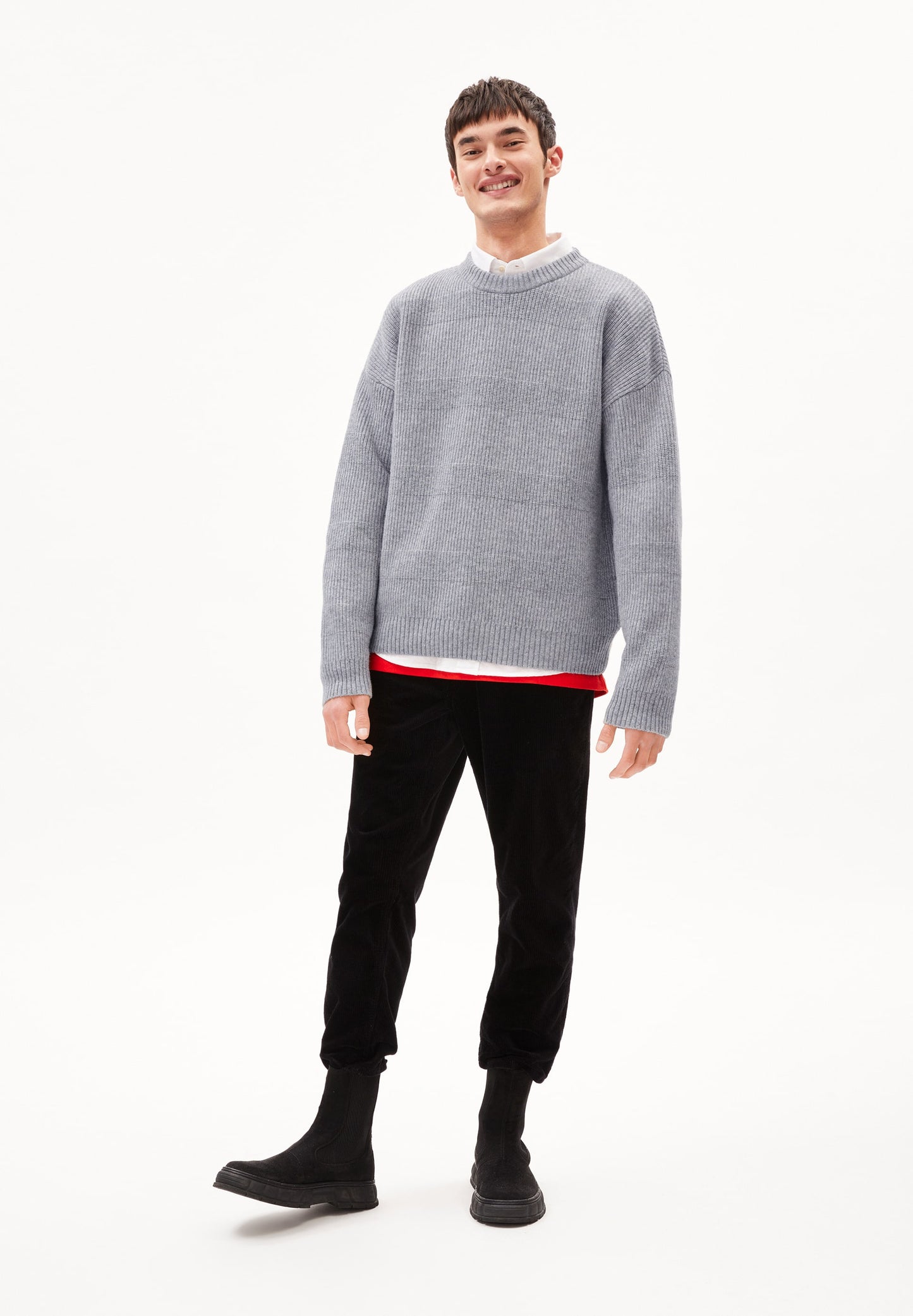 
                  
                    VISKAANO Light Grey Melange Jumper
                  
                