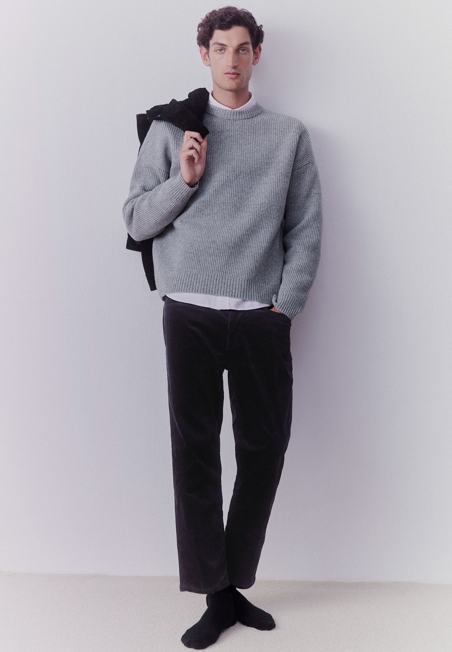 
                  
                    VISKAANO Light Grey Melange Jumper
                  
                