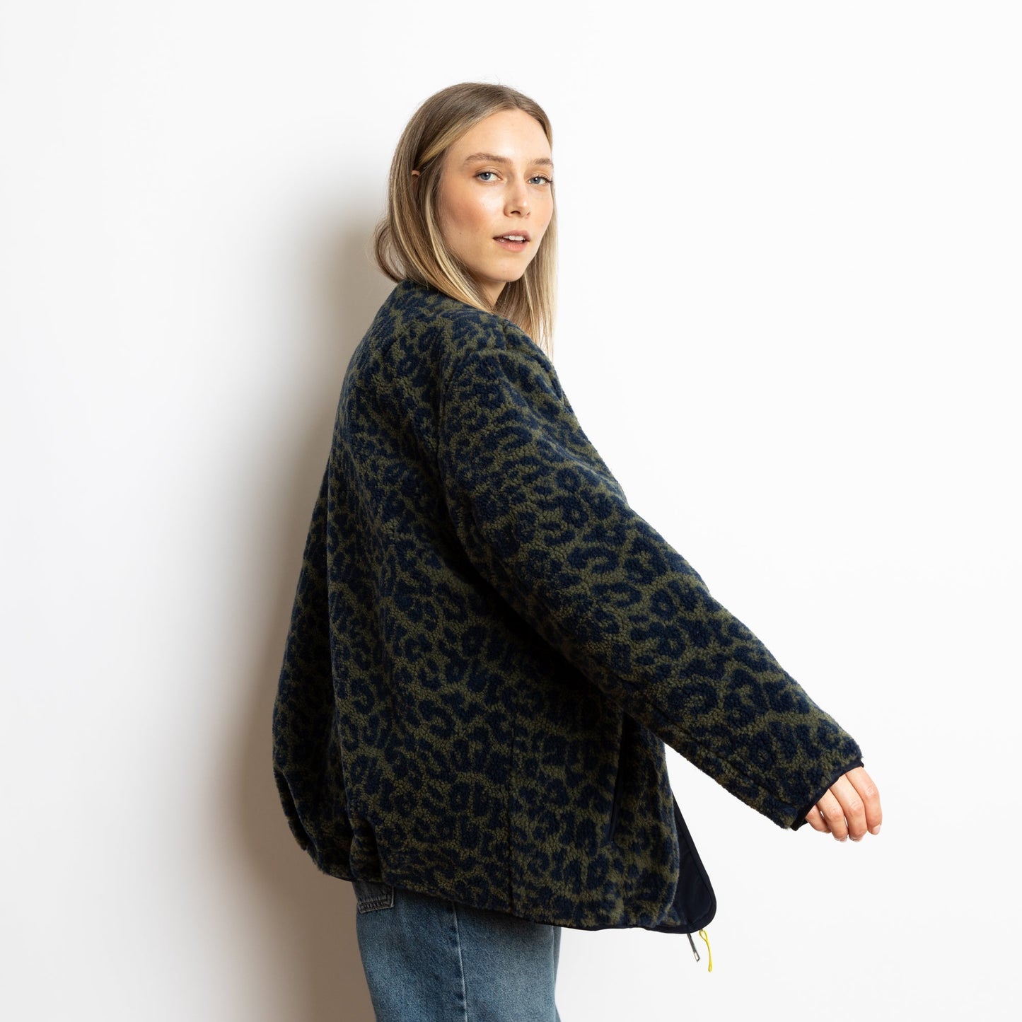 
                  
                    Navy Olive Leo Reversible Bomber Jacket
                  
                