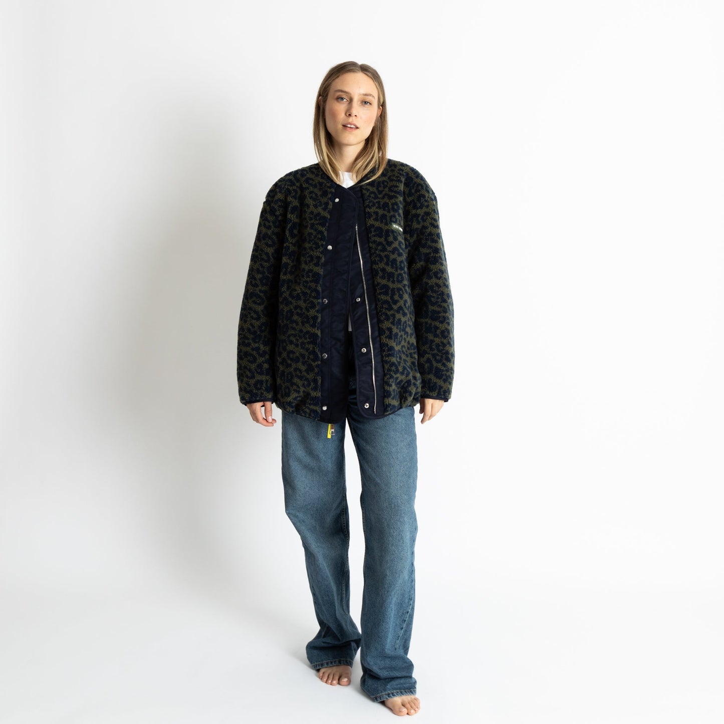 
                  
                    Navy Olive Leo Reversible Bomber Jacket
                  
                