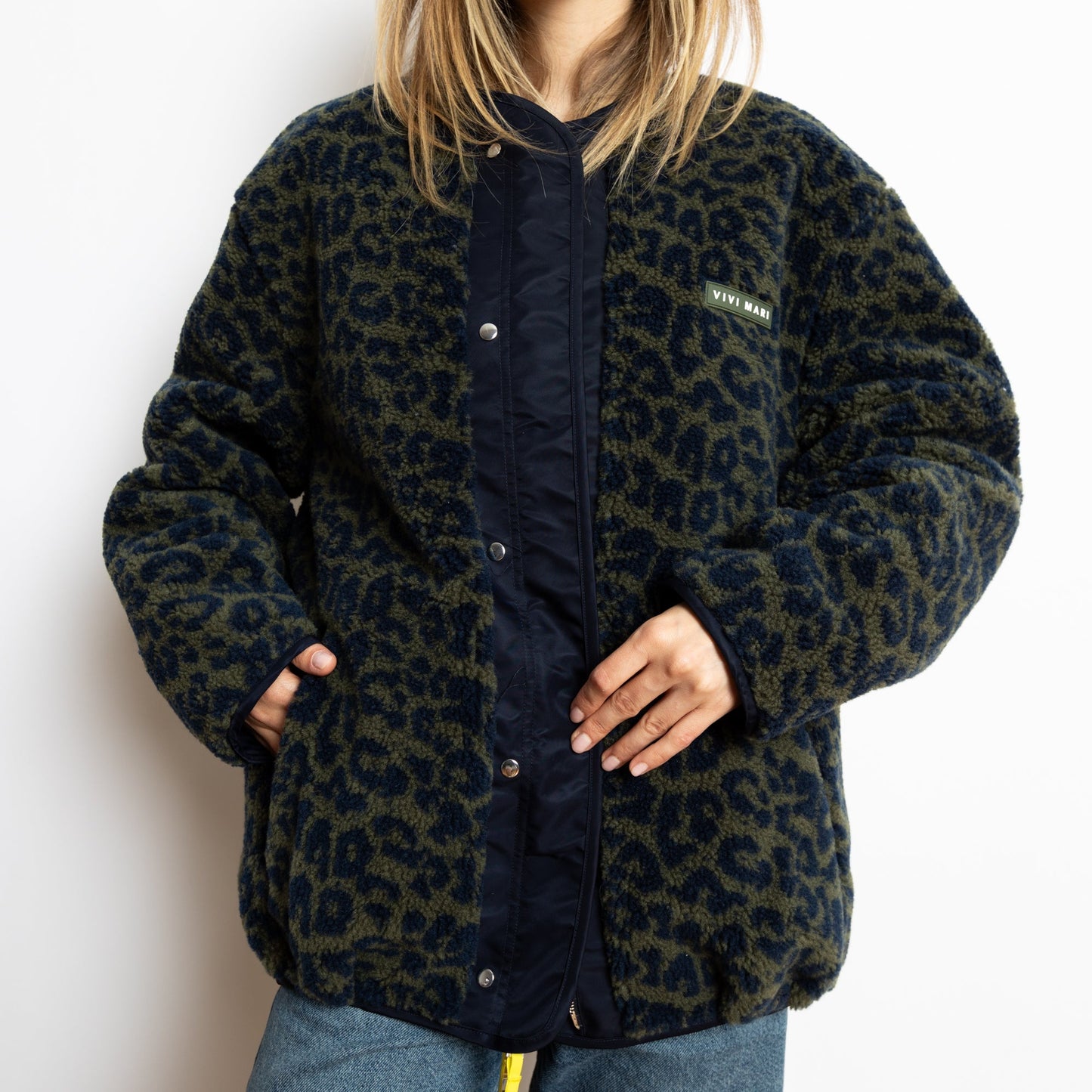 
                  
                    Navy Olive Leo Reversible Bomber Jacket
                  
                