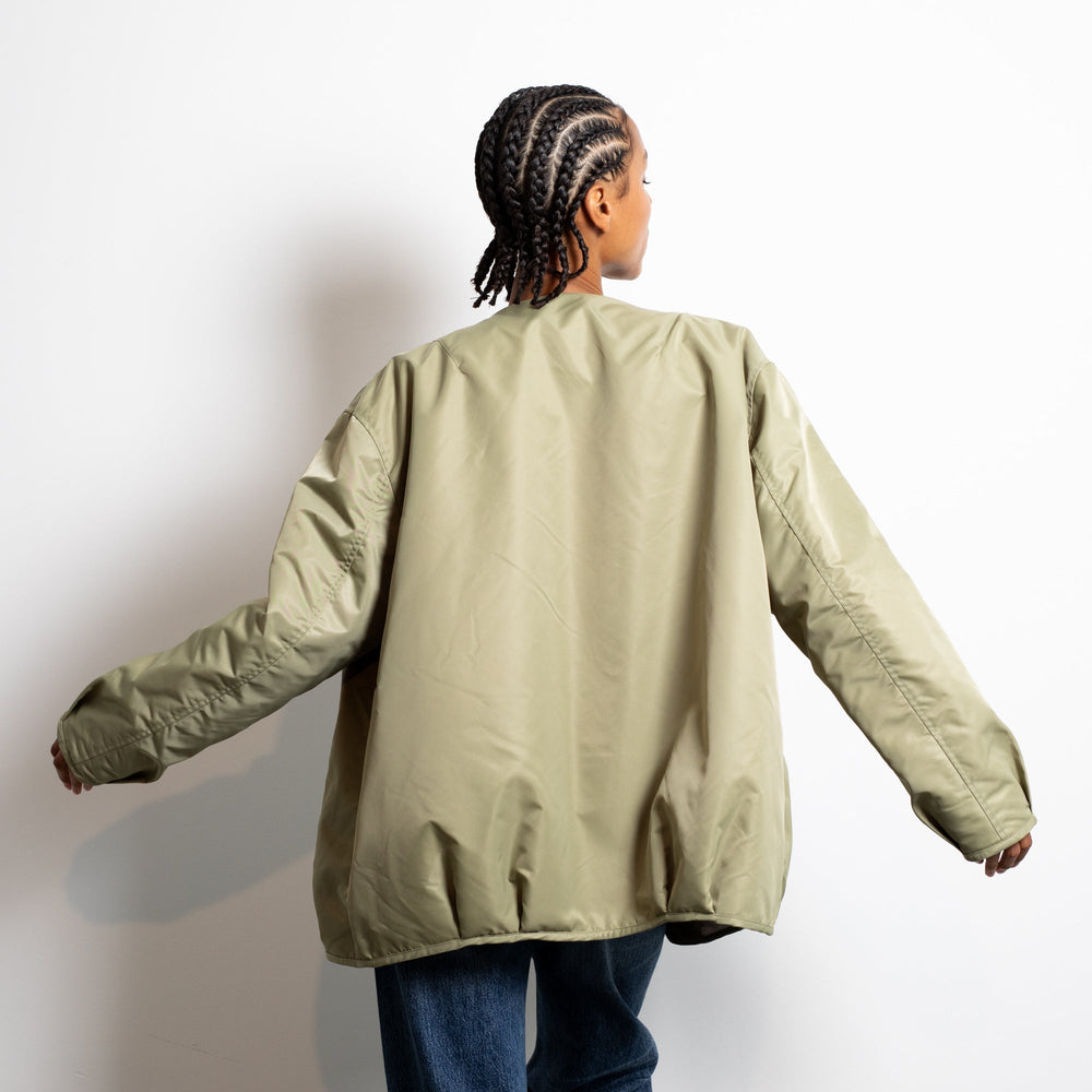 Pale Olive Sand Reversible Bomber Jacket – Victoria met Albert